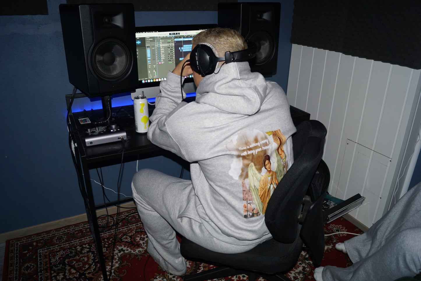 Humble Angel Grey Hoodie