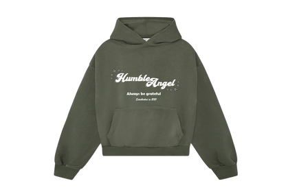 Humble Angel Navy Green Hoodie