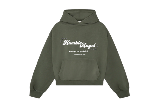 Humble Angel Navy Green Hoodie