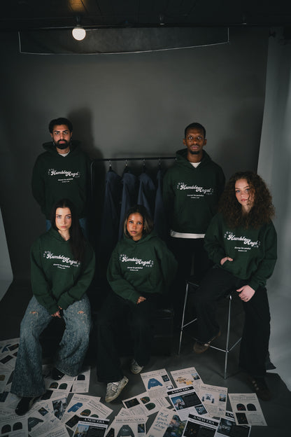 Humble Angel Navy Green Hoodie